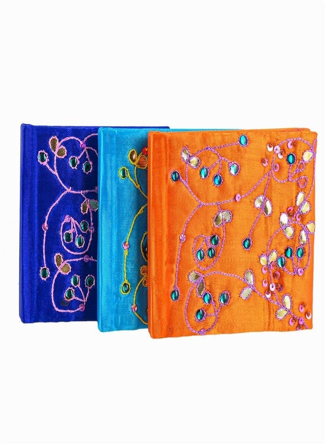 ARTS & CRAFTS Orange Blue Turquoise Bead Work Note Book 3 PCS Sey - Image 5